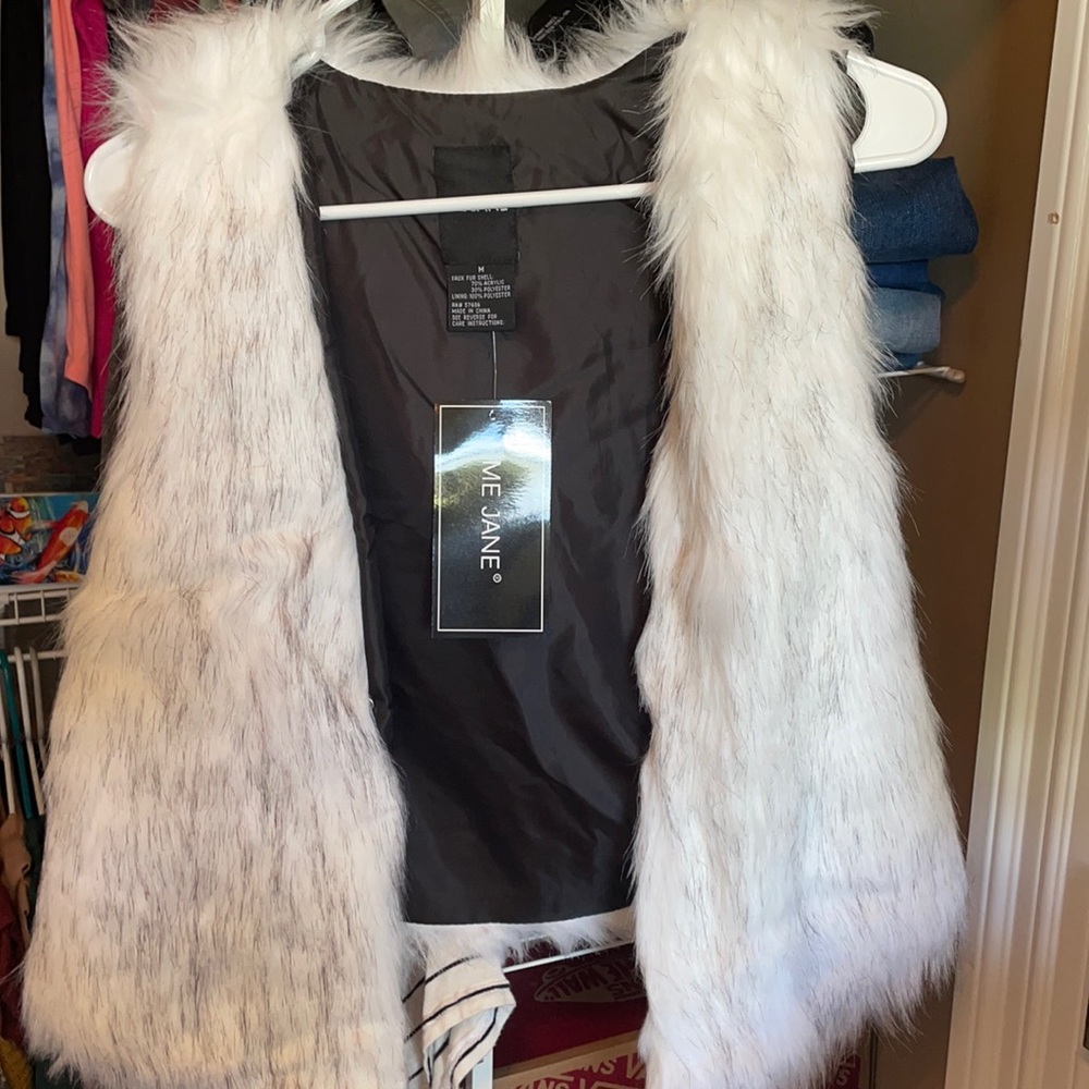 furry vest